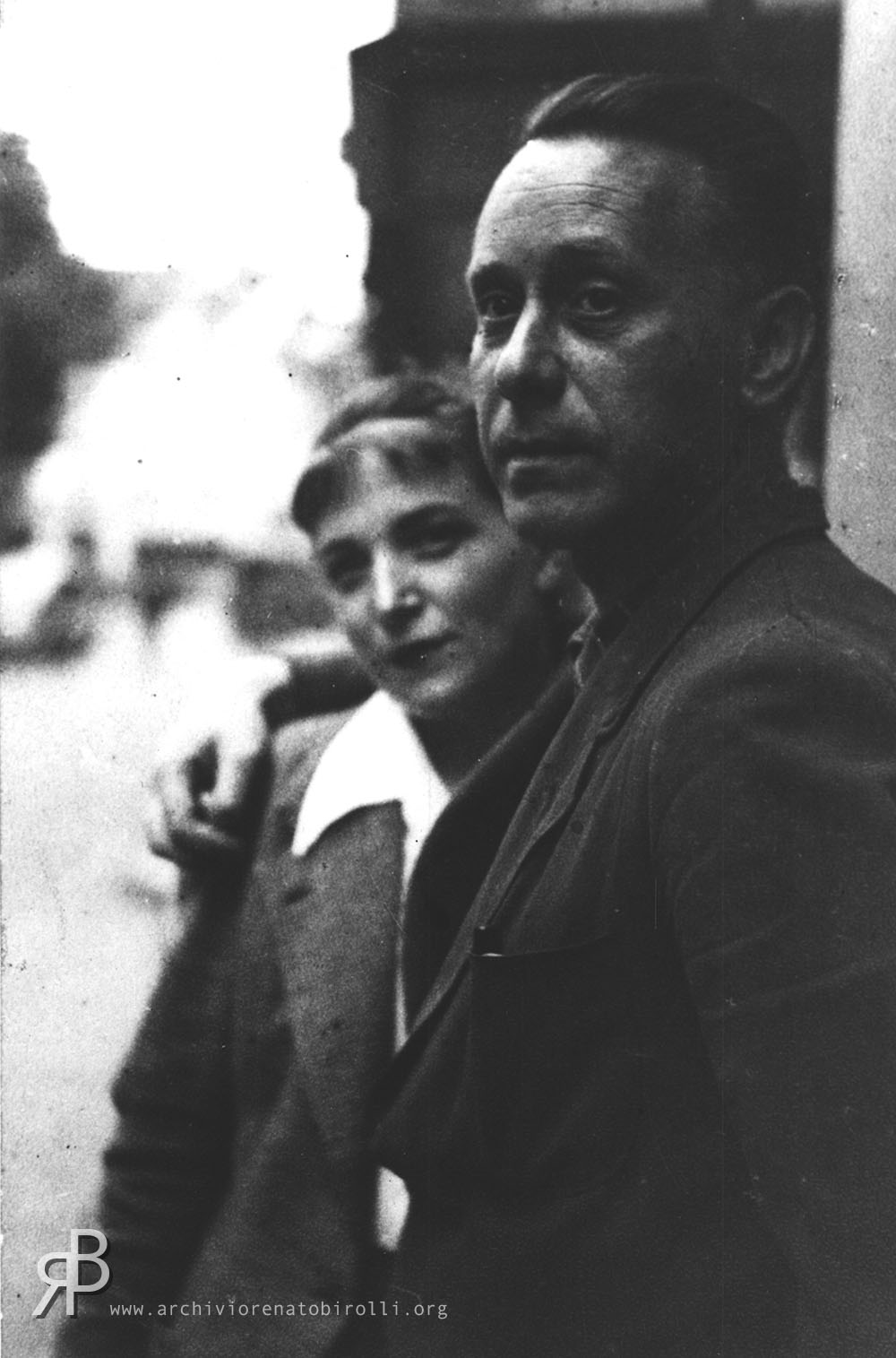 Birolli e la moglie Rosa a Parigi, 1947