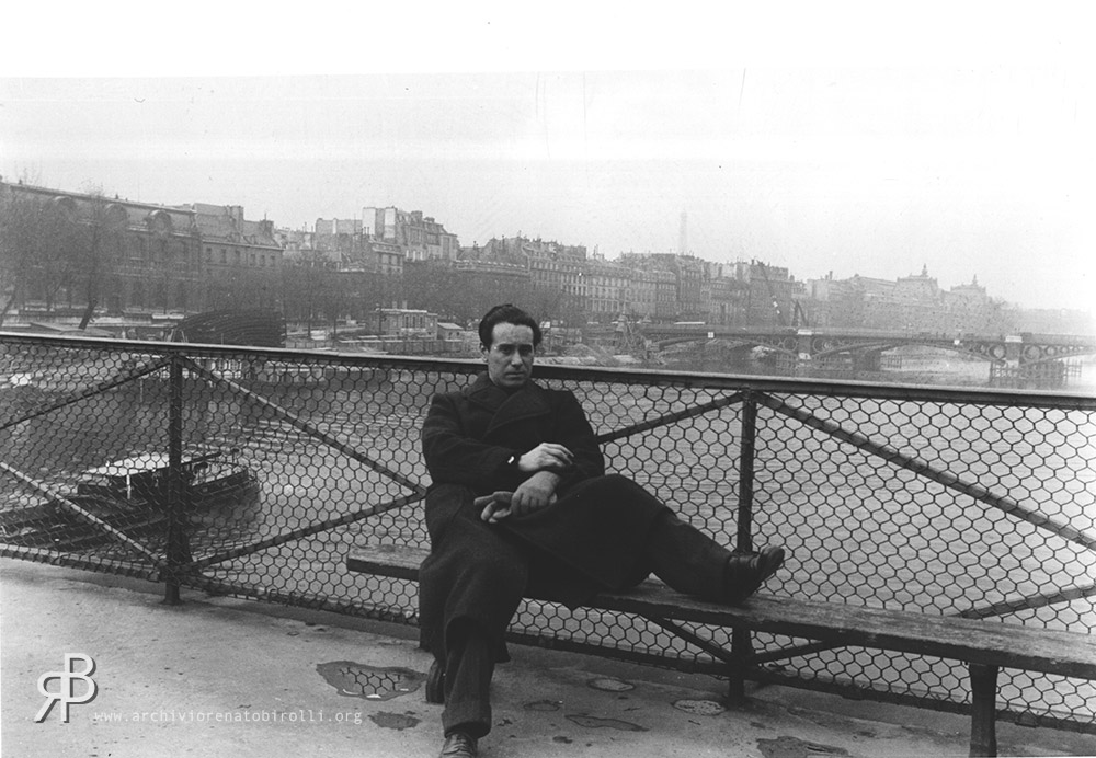 Birolli sul Pont des Arts, Parigi, 2 novembre 1936