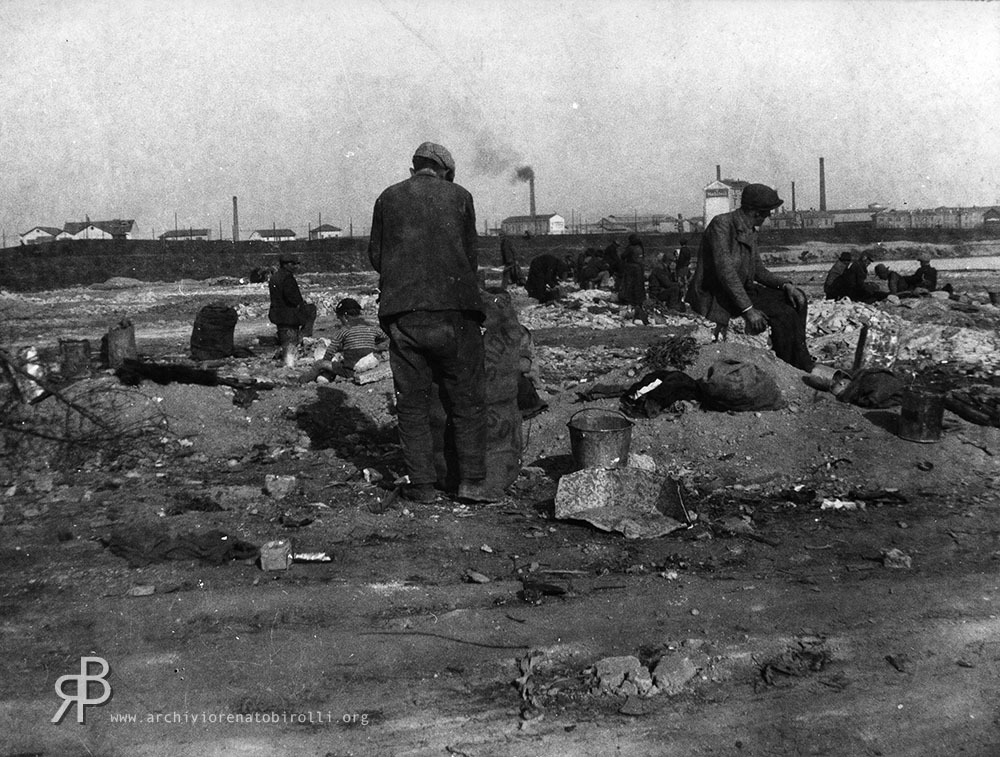 Foto scattata da Birolli nelle campagne lombarde durante gli anni della guerra